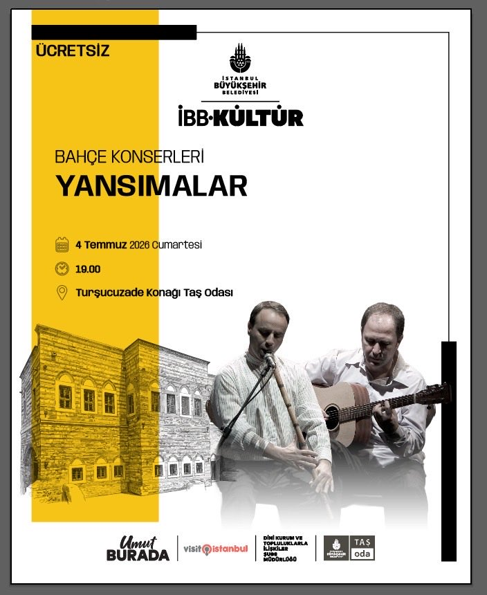 Bahçe Konserleri afişi